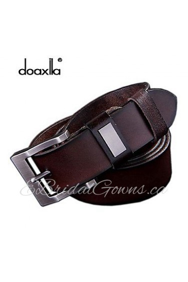 Men Buckle/ Waist Belt,Vintage/ Party/ Work/ Casual Alloy/ Leather All Seasons