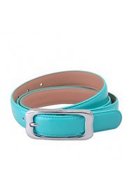 Women's Leather Pin Buckle Belt