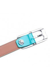 Women's Leather Pin Buckle Belt