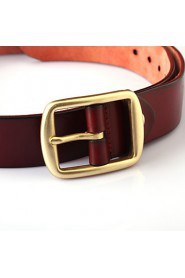 Men Party/Work/Casual Calfskin Buckle/Waist Belt PZK401103