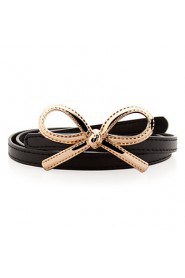 Women PU Skinny Belt,Vintage/ Cute/ Party/ Work/ Casual Alloy All Seasons