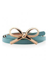 Women PU Skinny Belt,Vintage/ Cute/ Party/ Work/ Casual Alloy All Seasons