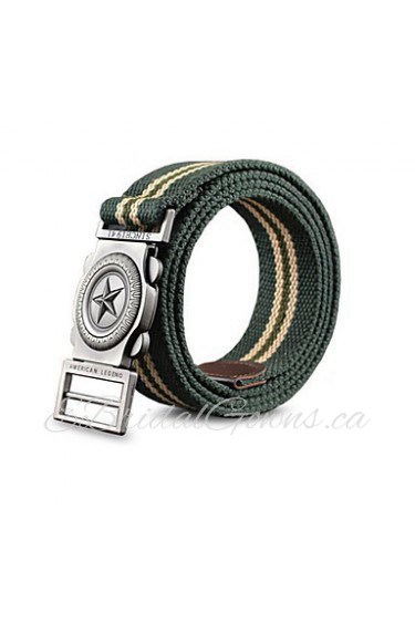 Unisex Canvas/ Nylon Buckle,Party/ Work/ Casual Alloy All Seasons