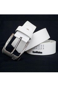 Men Buckle/ Waist Belt,Work/ Casual Leather All Seasons