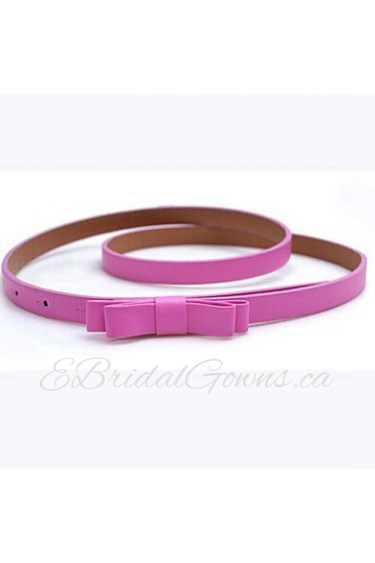 Women Skinny Belt/ Waist Belt,Vintage/ Cute/ Party/ Work/ Casual Alloy/ Leather All Seasons