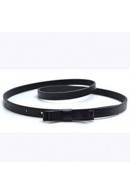 Women Skinny Belt/ Waist Belt,Vintage/ Cute/ Party/ Work/ Casual Alloy/ Leather All Seasons