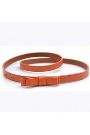 Women Skinny Belt/ Waist Belt,Vintage/ Cute/ Party/ Work/ Casual Alloy/ Leather All Seasons