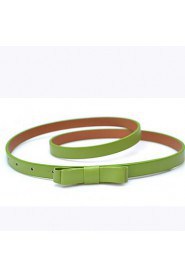 Women Skinny Belt/ Waist Belt,Vintage/ Cute/ Party/ Work/ Casual Alloy/ Leather All Seasons