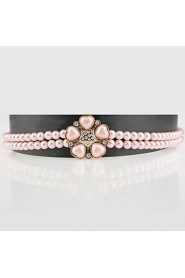 Women Chain,Casual Imitation Pearl All Seasons