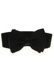 Women's Big Bow Wide Belt