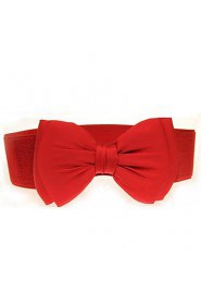 Women's Big Bow Wide Belt