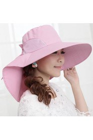 Women Polyester Sun Hat,Casual Summer