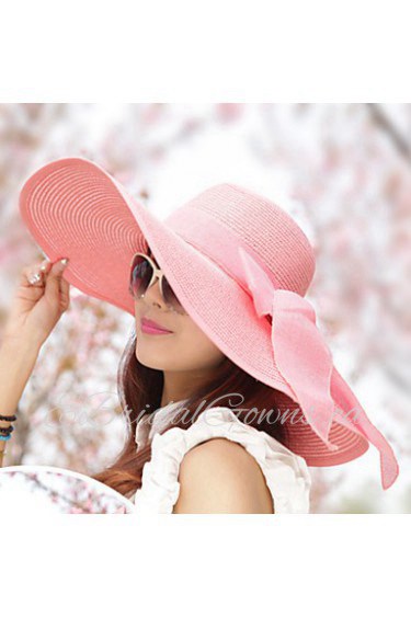 Women Vintage/Casual Summer Straw Floppy Hat