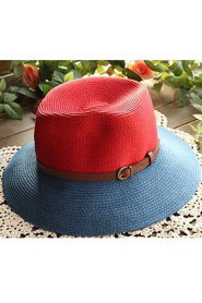 Women Straw Bowler/Cloche Hat , Casual Summer