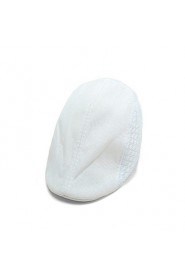 Men Pure Color Linen Baseball Cap Vintage Casual Breathable Hat