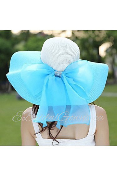 Women Casual Summer Linen/Straw Floppy Sun Hat