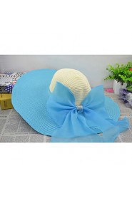 Women Casual Summer Linen/Straw Floppy Sun Hat