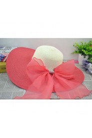 Women Casual Summer Linen/Straw Floppy Sun Hat