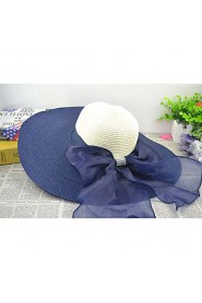 Women Casual Summer Linen/Straw Floppy Sun Hat