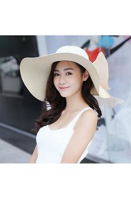 Women Casual Summer Linen/Straw Floppy Sun Hat