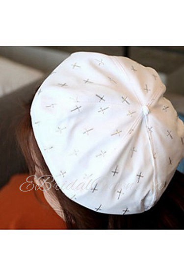 Lady beret octagonal cap dome cross