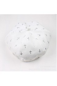 Lady beret octagonal cap dome cross