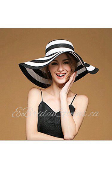 Women Linen/Straw Floppy Hat , Cute/Party/Casual Summer