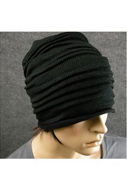 Unisex Korean Style Folding Knitting Wool Cap