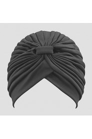 Womens Twist Pleated Stretch Turban Hair Wrap Sun Cap