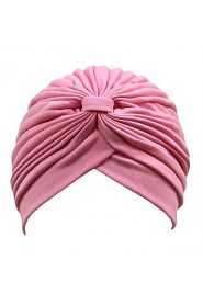 Womens Twist Pleated Stretch Turban Hair Wrap Sun Cap