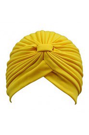 Womens Twist Pleated Stretch Turban Hair Wrap Sun Cap