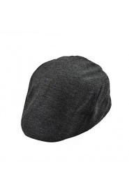 Unisex Cotton Casual Pure Color Fashion Cap Beret