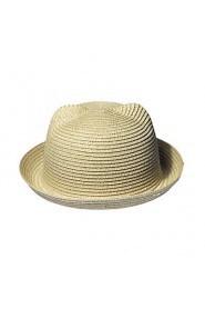 Women Orecchiette Cute Straw Bear Ears Beach Hat