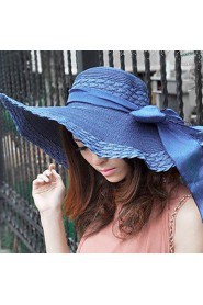 Women Casual Summer Linen Straw Hat