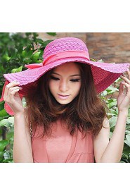 Women Casual Summer Linen Straw Hat