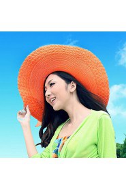 Women Casual Summer Linen Straw Hat