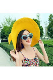 Women Casual Summer Linen Straw Hat