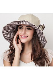 Summer Hats Floppy Sun Hat Cotton Beach Hat Ladies Solid Color Brimmed Hat UV