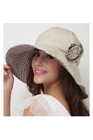 Summer Hats Floppy Sun Hat Cotton Beach Hat Ladies Solid Color Brimmed Hat UV