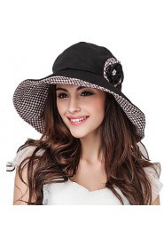 Summer Hats Floppy Sun Hat Cotton Beach Hat Ladies Solid Color Brimmed Hat UV