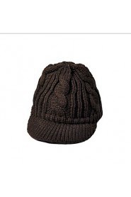 Korean Women Wool Knit Hat Protection Ear Cap Warm Upscale Twist Cap