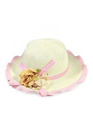 Summer Sun Waves Curl Lace Female Flowers Beach Hat