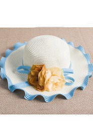 Summer Sun Waves Curl Lace Female Flowers Beach Hat