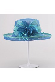 Women Party Summer Linen Bowler/Cloche Hat