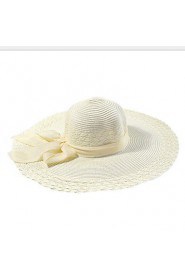 Korean Version Of The Summer Beach Hat Large Brimmed Hat Bow Dome Lady Hat