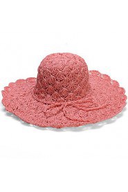 Women Casual Handmade Hollow Summer Sun Beach Lady Curling Idyllic Hat