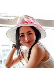 Women Casual Elegant Outdoor Shopping Trips Sun Visor Bow Hat