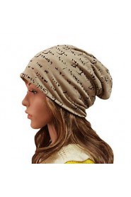 Women Cotton Beanie/Slouchy , Casual Winter