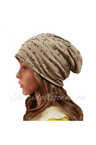 Women Cotton Beanie/Slouchy , Casual Winter