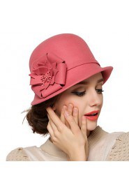 Women Wool Bucket Hat,Vintage/ Cute/ Party/ Work/ Casual Spring/ Summer/ Fall/ Winter/ All Seasons